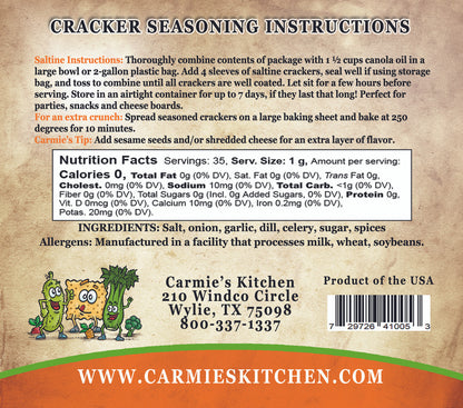 Garden Dill Cracker Seasoning Mix