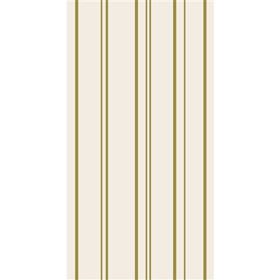 Antique Gold Stripe Guest Napkin