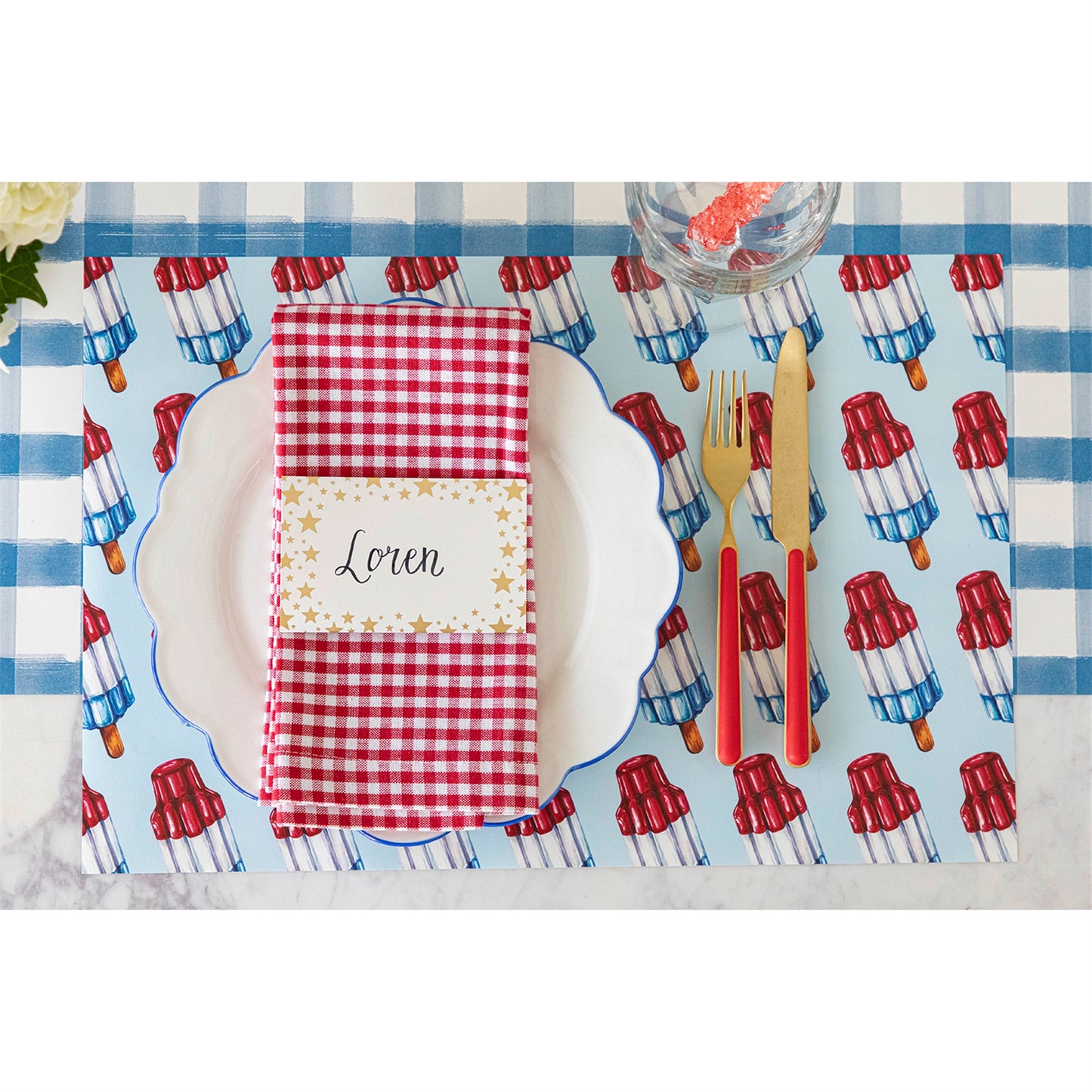 Rocket Pop Placemat - Pad of 20 Sheets
