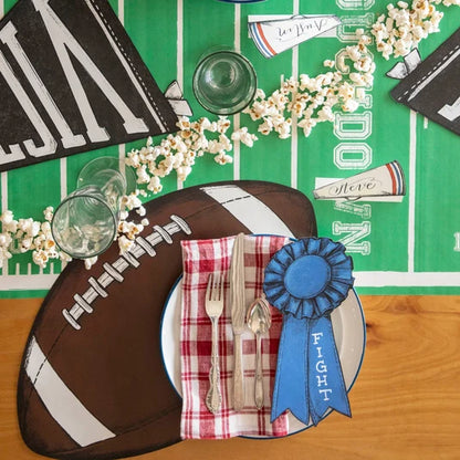 Die Cut Football Placemat