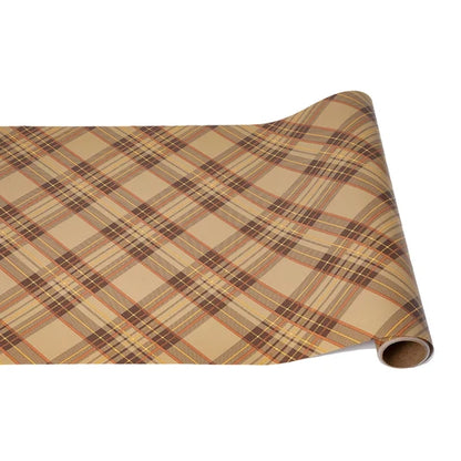 Hester & Cook Autumn Plaid paper table runner