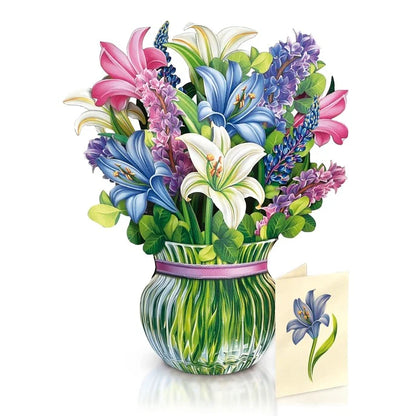 Lilies & Lupines Greeting Card