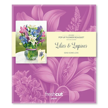 Lilies & Lupines Greeting Card