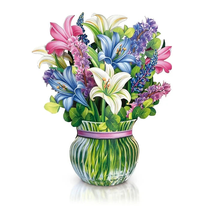 Lilies & Lupines Greeting Card