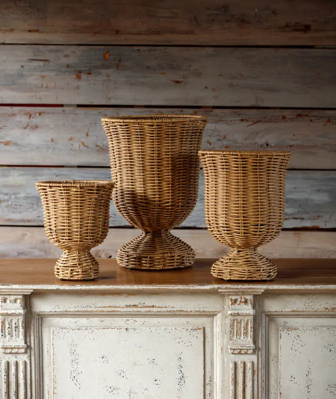 Poly Weave Urns