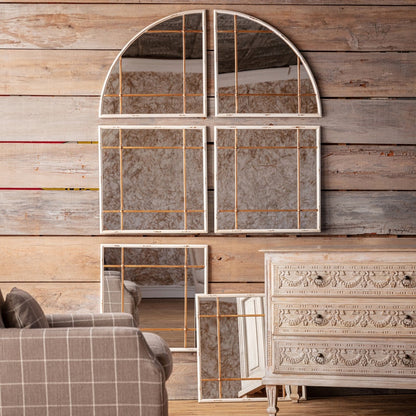 Gridded Square Mirror Set