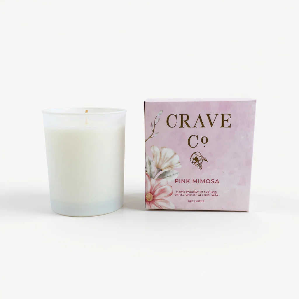 Pink Mimosa - Boxed Candle