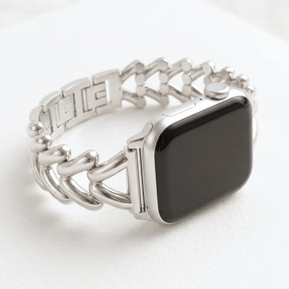Silver Apple Watch Band