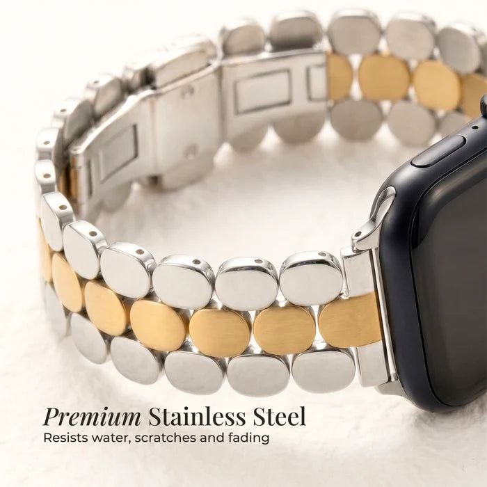 Silver Apple Watch Band