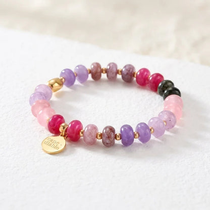 Berry Jade Bloom Bracelet