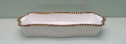 Small Casserole Dish - 12.5"*5.2" - Gold