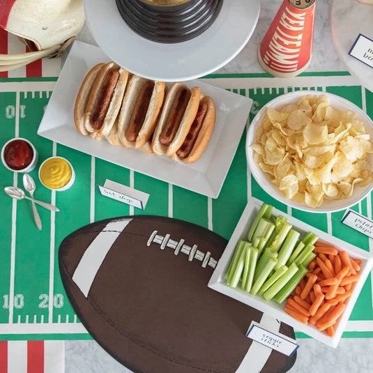 Die Cut Football Placemat