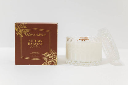 Aroma Avenue Autumn Harvest candle, 7 oz
