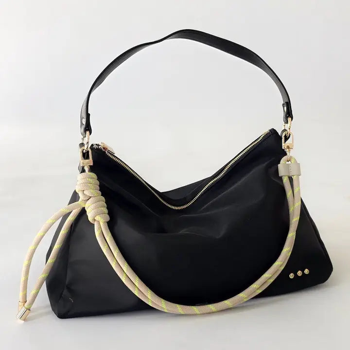 Nikki Nylon Slouchy Shoulder Bag