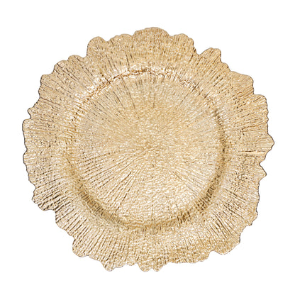 Radiant Elegance Starburst Charger: Gold / 14"