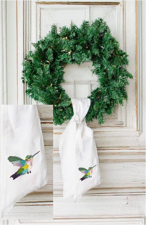 Kristie's Hummingbird Wreath Sash