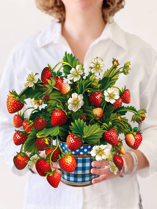 Strawberry Blossom - FreshCut Paper Greeting Card