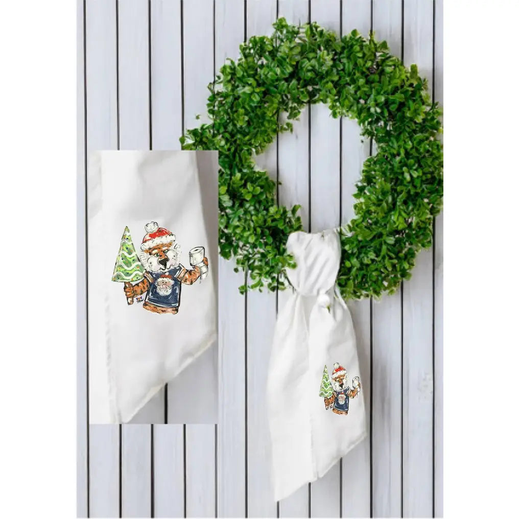 Jennie Christmas Tiger Navy Sash