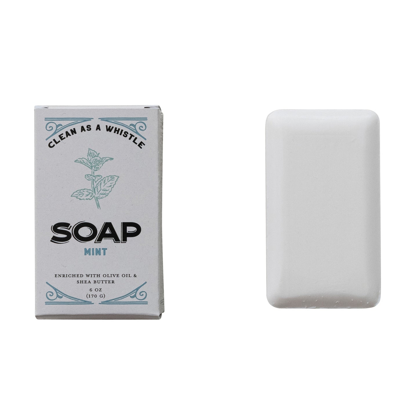 Mint Scented Olive Oil & Shea Butter Triple Milled Bar Soap