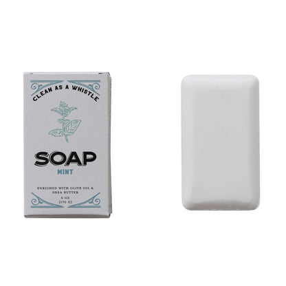 Mint Scented Olive Oil & Shea Butter Triple Milled Bar Soap