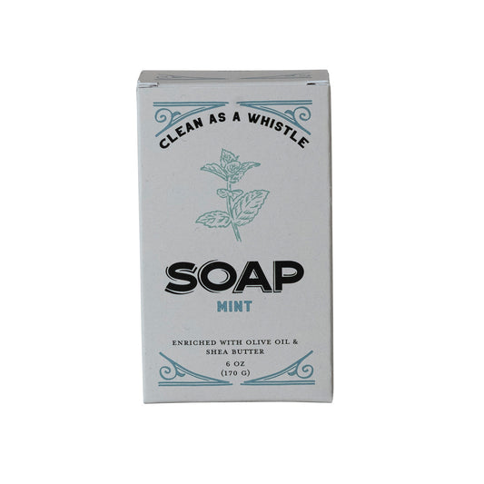 Mint Scented Olive Oil & Shea Butter Triple Milled Bar Soap