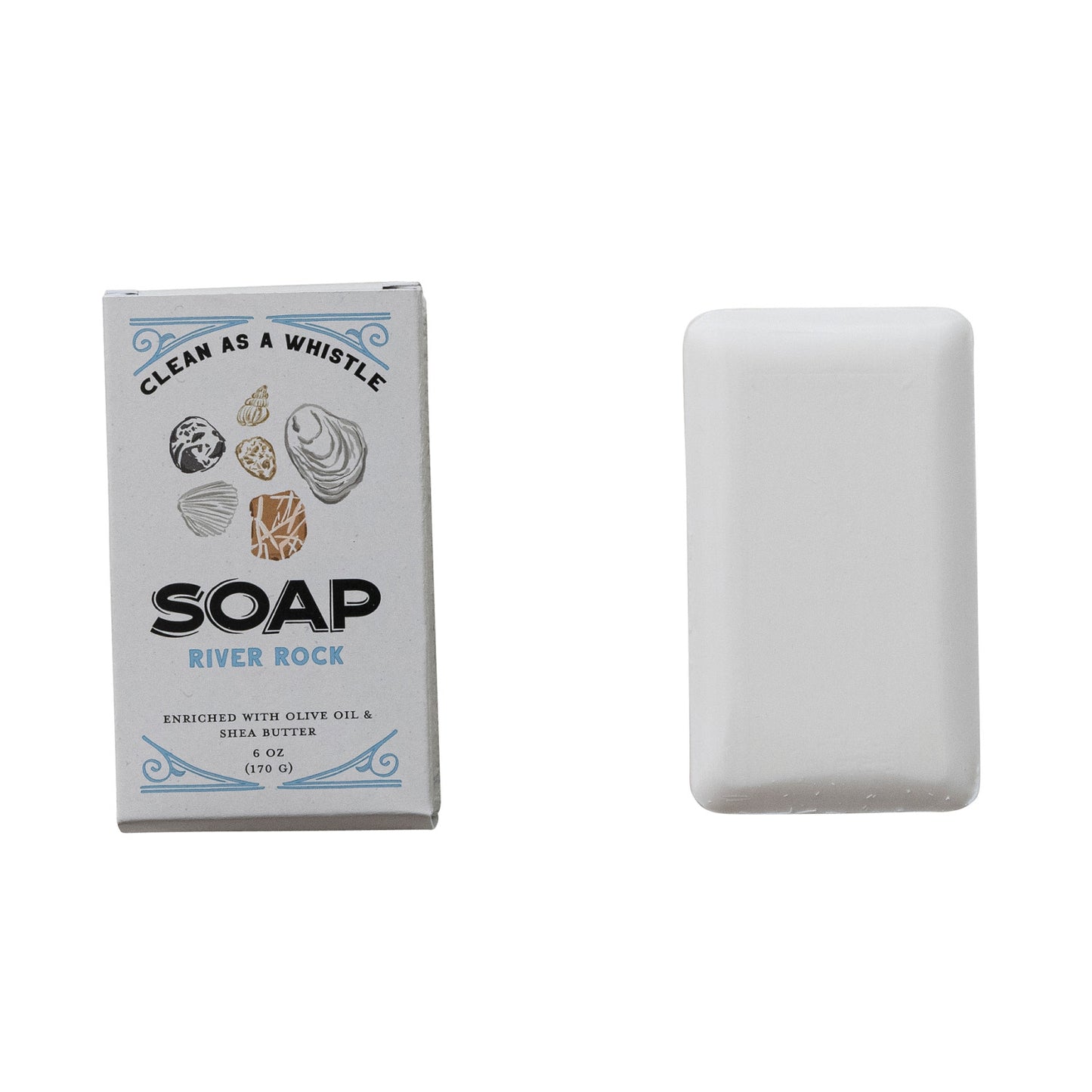 River Rock Scented Olive Oil & Shea Butter Triple Milled Bar Soap