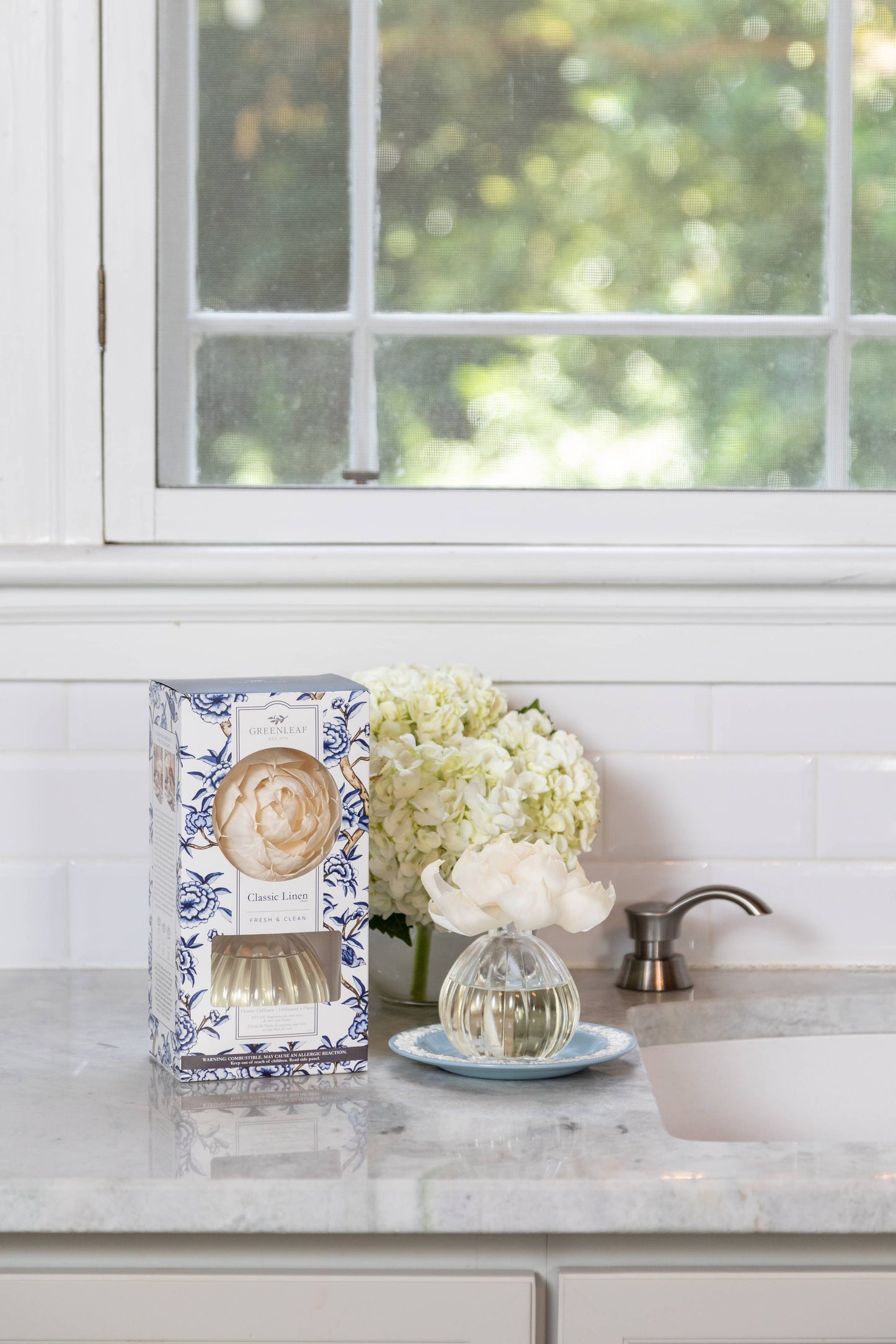 Classic Linen Flower Diffuser 6 Pack