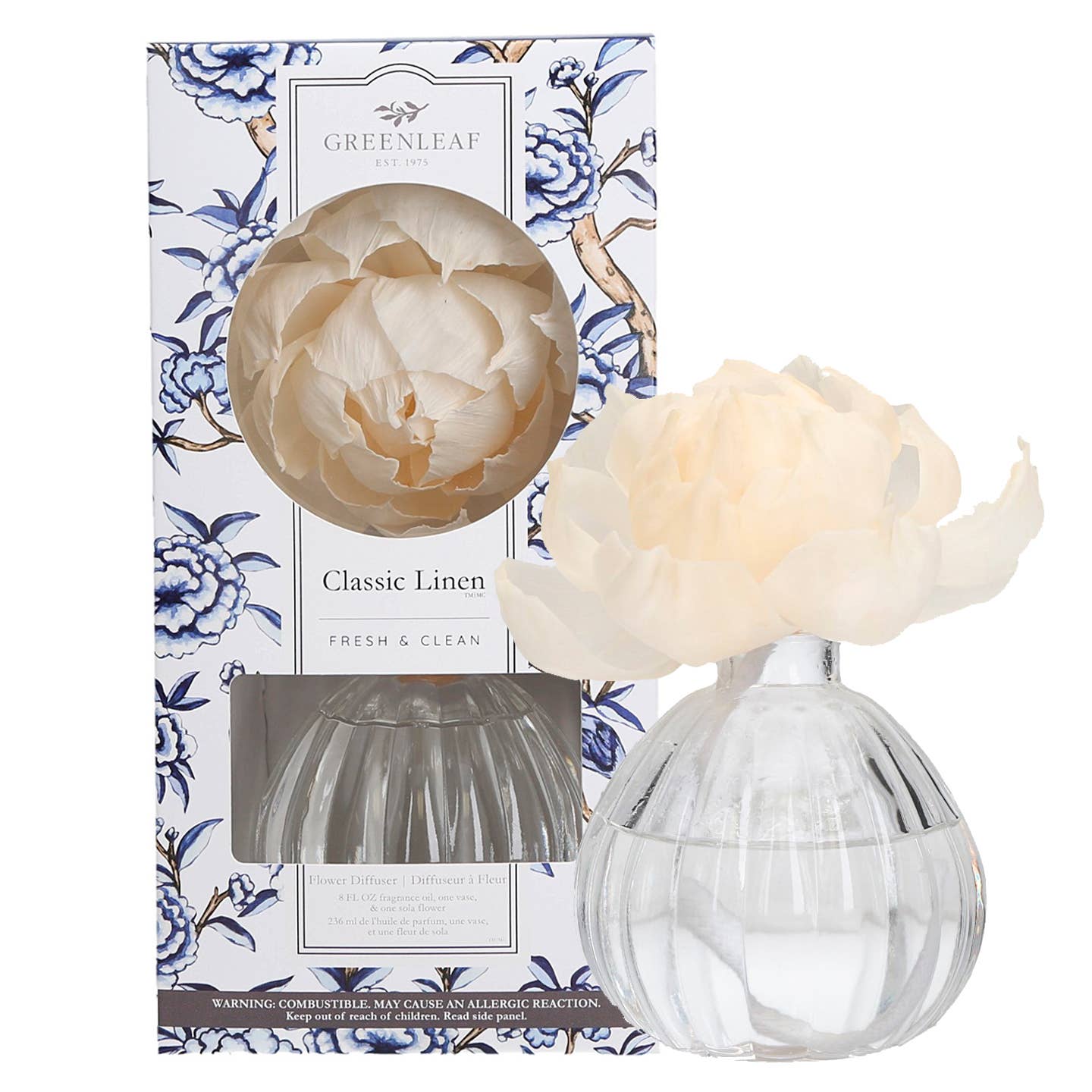 Classic Linen Flower Diffuser 6 Pack