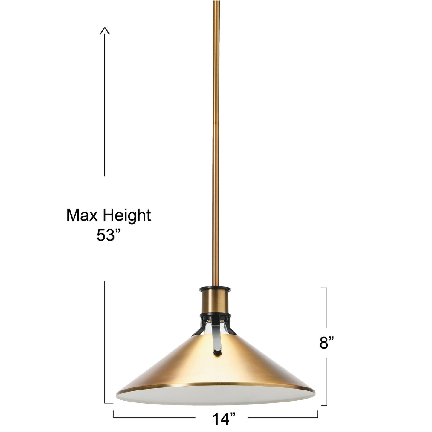 Robert Stevenson Lighting Silas - Metal Ceiling Light