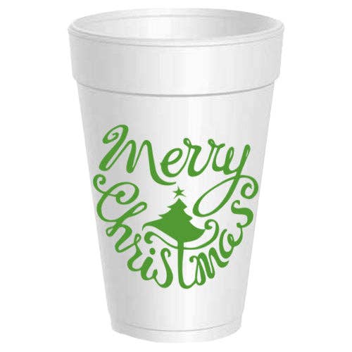 Merry Christmas Swirl Tree - 10 pack