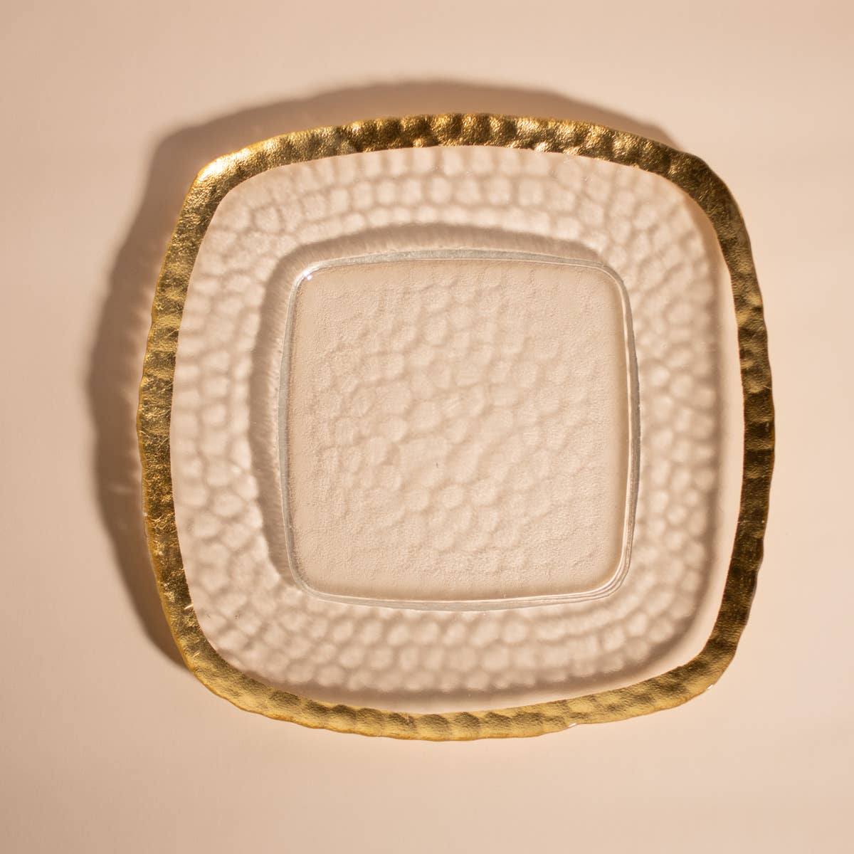 Palmer Textured Glass Plate