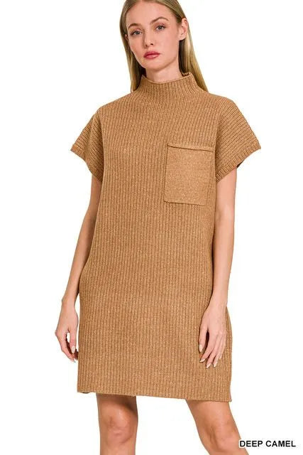 Sweater Dress With Pocket