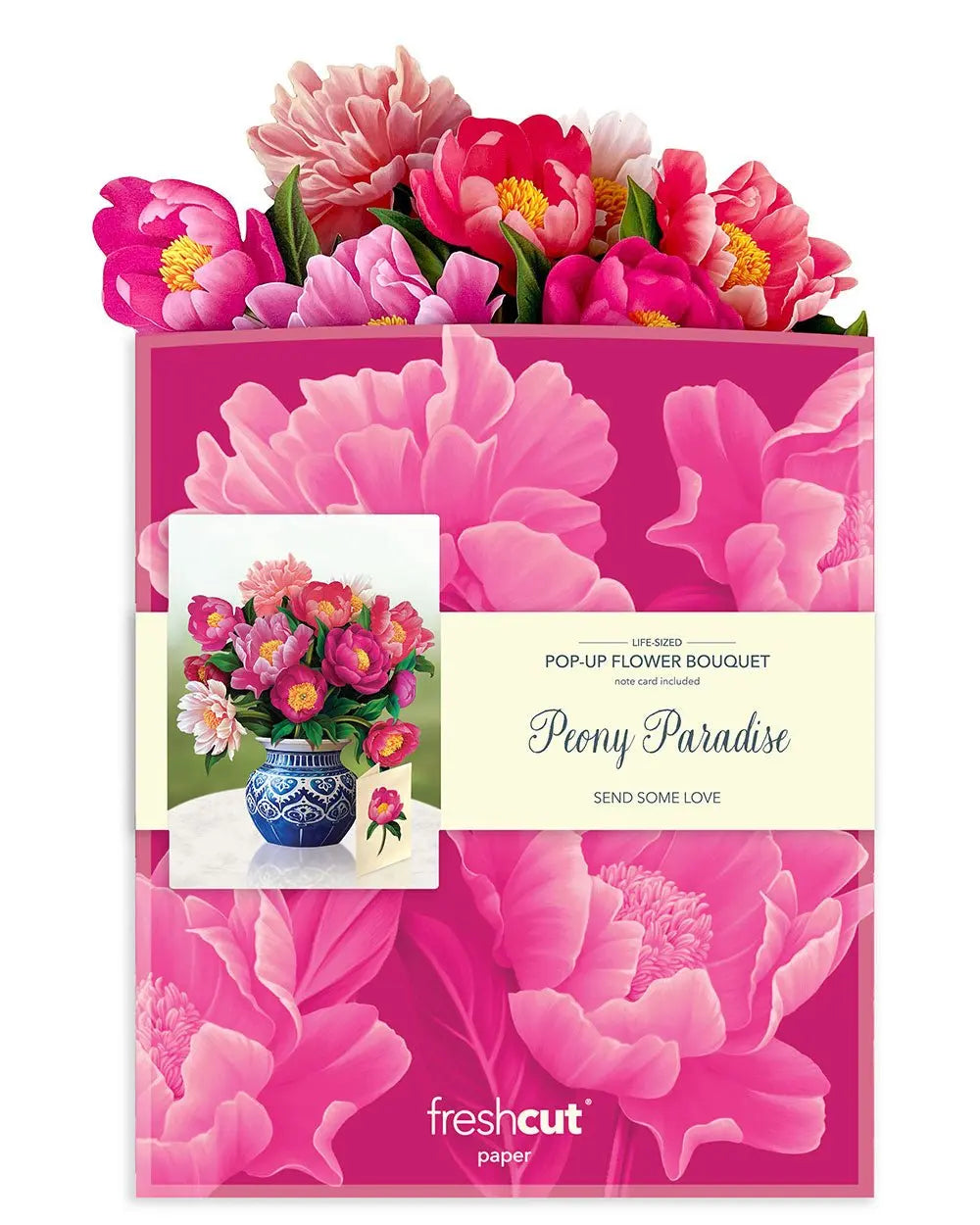Peony Paradise - FreshCut Paper Greeting Card