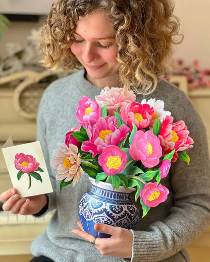 Peony Paradise - FreshCut Paper Greeting Card