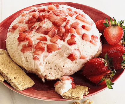 Strawberries N' Cream Cheesecake Dip