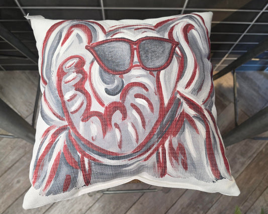Colorful Elephant Mascot Pillow